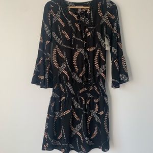 Black Lavender Spring Dress